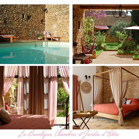 La Bucolique, Chambres Et Jardin D'Hotes Sabran Εξωτερικό φωτογραφία