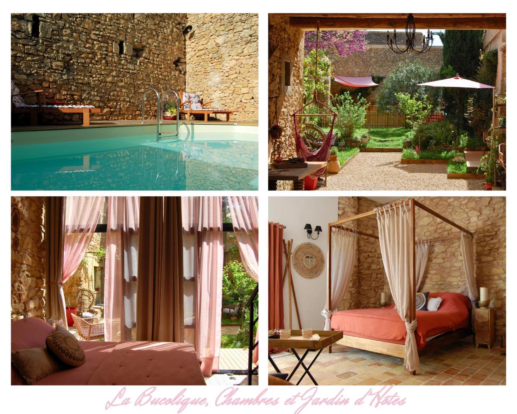 La Bucolique, Chambres Et Jardin D'Hotes Sabran Εξωτερικό φωτογραφία